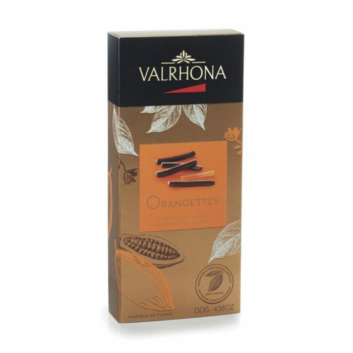 caja orangettes 130g por valrhona