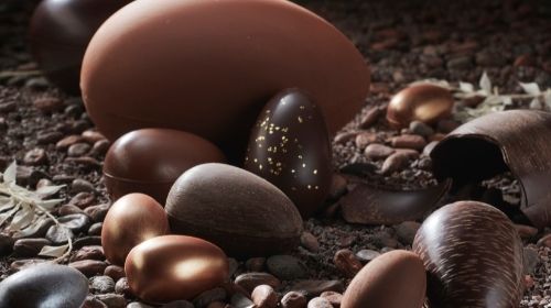 huevos de chocolate Pascua