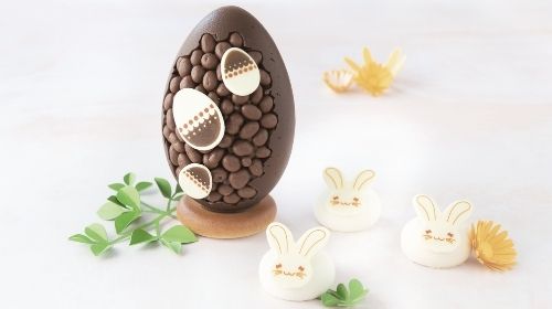 huevos de Pascua de chocolate 