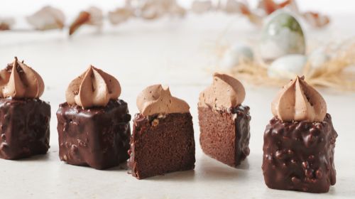 mini cakes de chocolate sin gluten